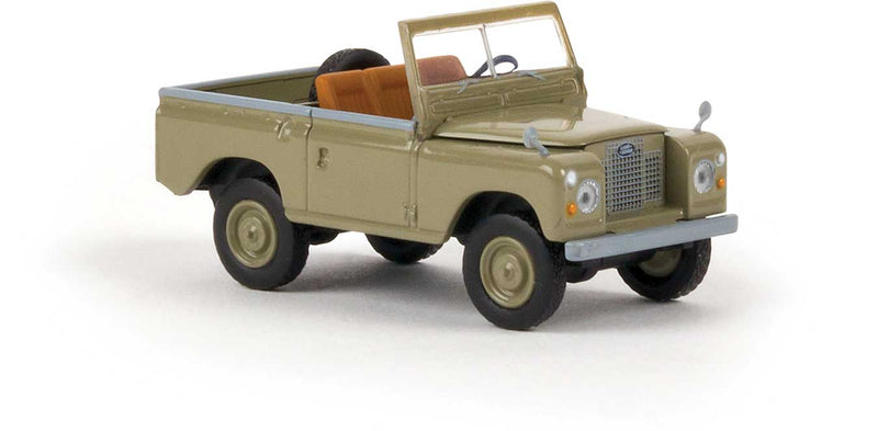1968 Land Rover 88 Open-Cab Pickup - Assembled -- Gelbgrau (Yellow-Gray, "Khaki")