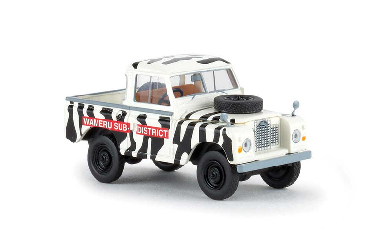 1968 Land Rover 88 Pickup Truck - Assembled -- Daktari (Zebra Stripes)
