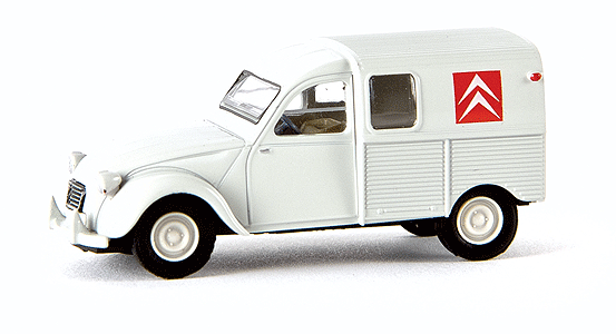 1950-1978 Citroen Kastenente 2 CV Delivery Truck - Assembled -- Citroen (gray, Citroen Logo)