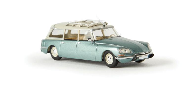 1967-1974 Citroen DS Break Station Wagon - Assembled -- Metallic Green, Gray
