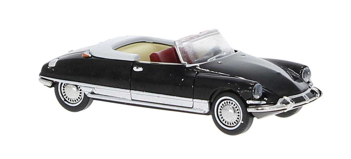 1960s Citroen DS Chapron Convertible - Assembled -- Top Down (black)
