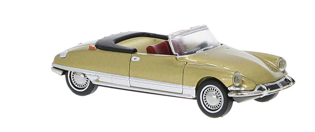 1960s Citroen DS Chapron Convertible - Assembled -- Top Down (gold)