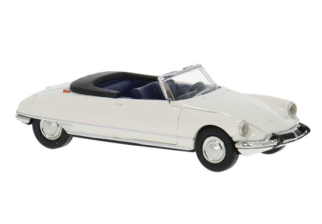 1960s Citroen DS Chapron Convertible - Assembled -- Top Down (white)