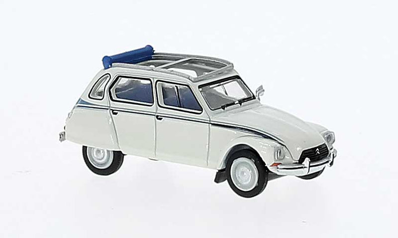 1976 Citroen Dyane - Assembled -- Cote d'Azur (white, blue)
