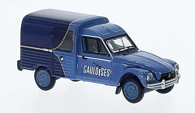 1976 Citroen Acadiane Truck - Assembled -- Gauloises (blue, white, French Lettering)