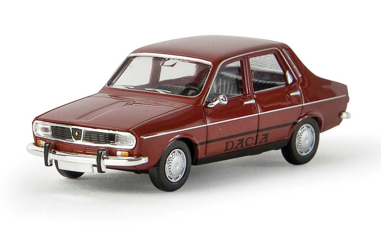 1969 Dacia 1300 Sedan - Assembled -- Dark Red, Black-2