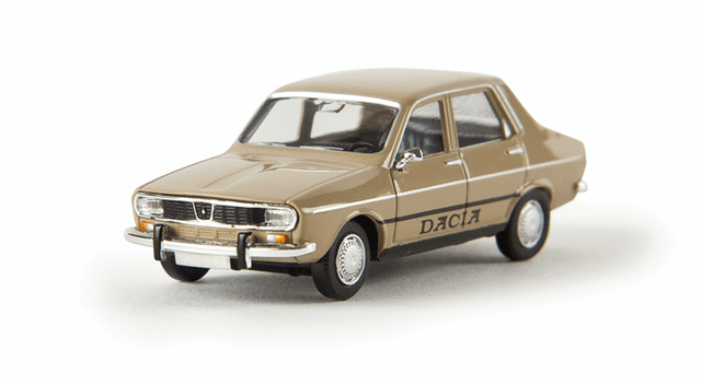 1969 Dacia 1300 Sedan - Assembled -- Gray-1