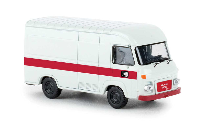 MAN 270 Cargo Van - Assembled -- German Federal Railroad DB (white, red, German Lettering)