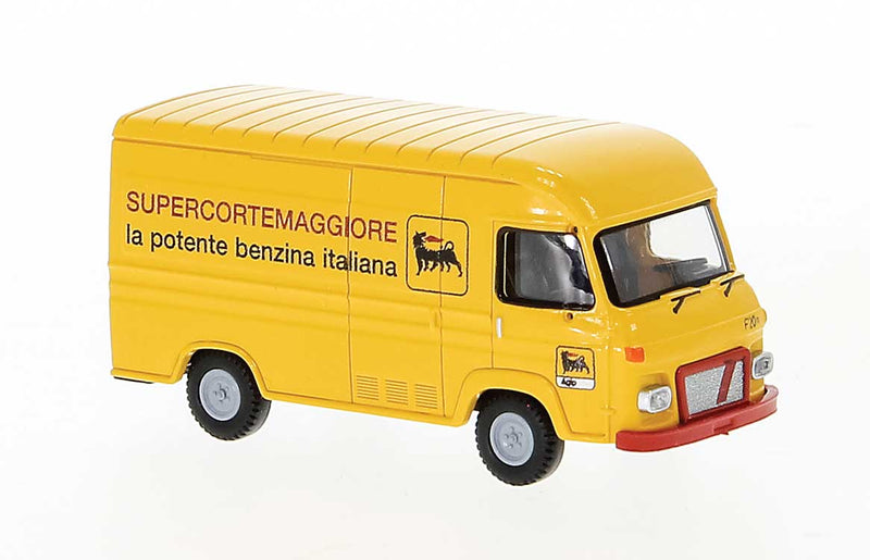 1967 Alfa Romeo F20n Cargo Van - Assembled -- AGIP (yellow, red, Italian Lettering)