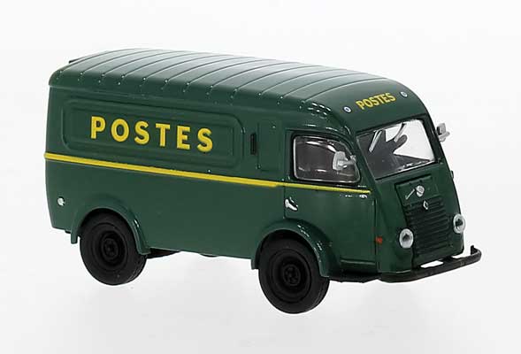 1950 Renault Goelette Cargo Van - Assembled -- French Post (green, yellow, French Lettering)