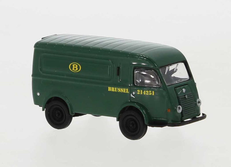 1950 Renault Goelette Cargo Van - Asseembled -- Belgian Railways (green, yellow)