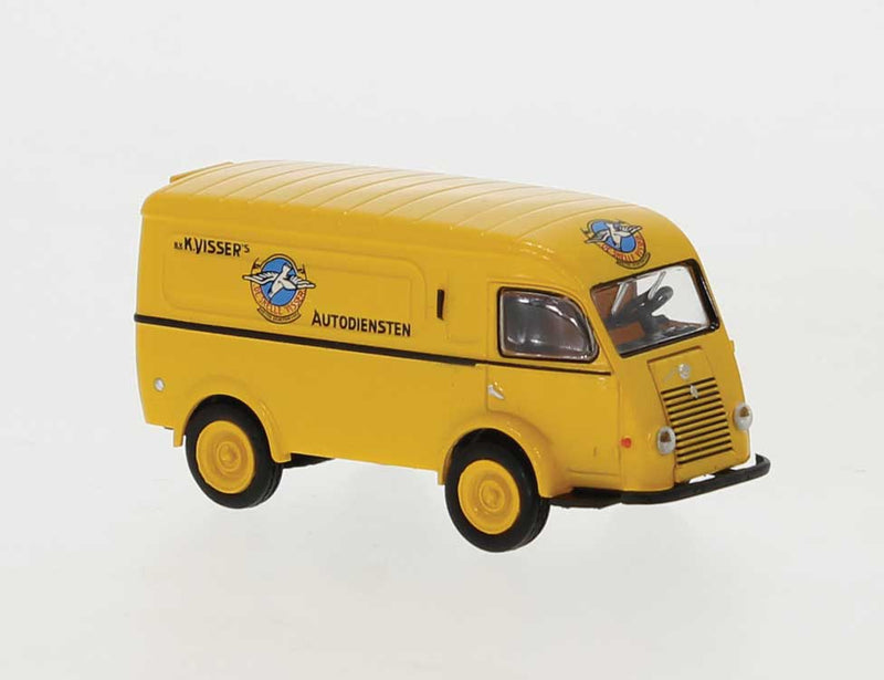 1950 Renault Goelette Cargo Van - Asseembled -- Visser Autodienst (yellow, black, German Lettering)
