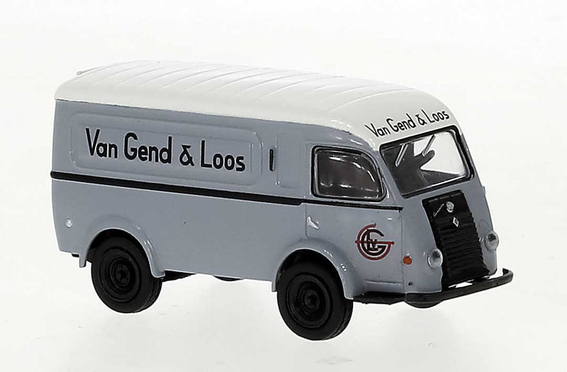 1950 Renault Goelette Cargo Van - Assembled -- Van Gend & Loos (gray, white, black, Dutch Lettering)