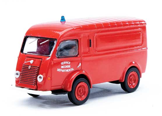 1952 Renault Goelette Cargo Van - Assembled -- Shell (yellow, red; French Lettering)