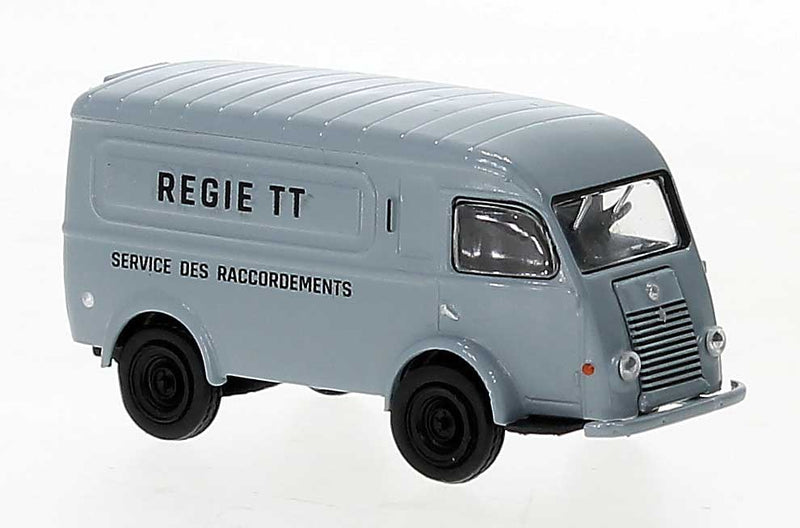 1950 Renault Goelette Cargo Van - Assembled -- TT Regie (gray, black, Dutch Lettering)