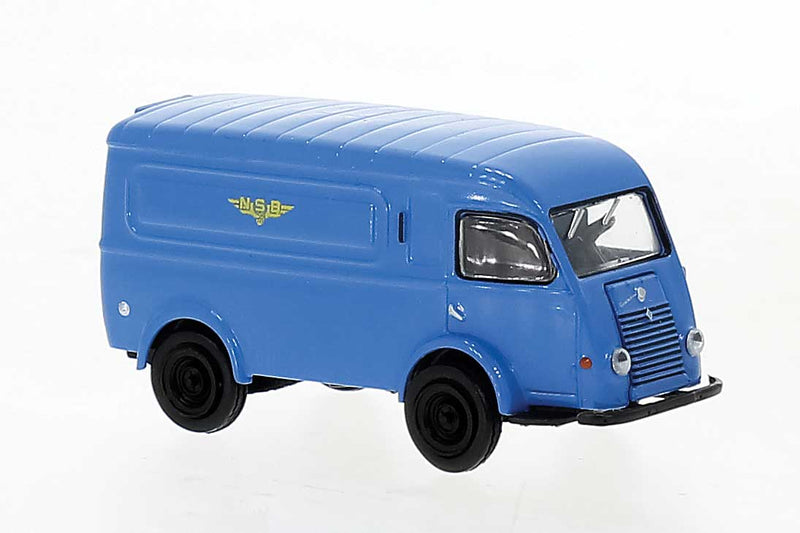 1950 Renault Goelette Cargo Van - Assembled -- Norwegian State Railways NSB (blue, yellow, Norsk Lettering)