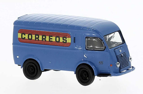 1950 Renault Goelette Cargo Van - Assembled -- Correos (blue, red, yellow, Spanish Lettering)