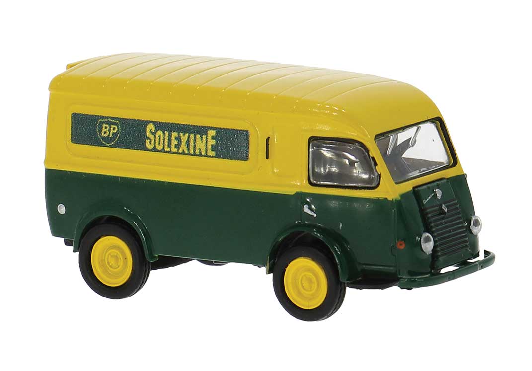 1950 Renault Goelette Cargo Van - Assembled -- BP Solexine (yellow, green, French Lettering)