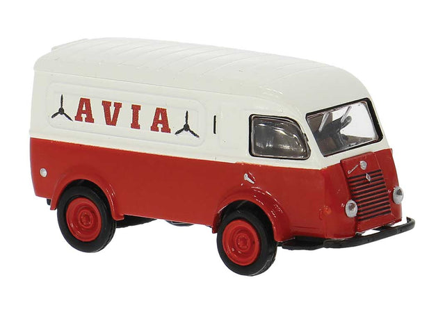 1950 Renault Goelette Cargo Van - Assembled -- Avia (red, white, French Lettering)