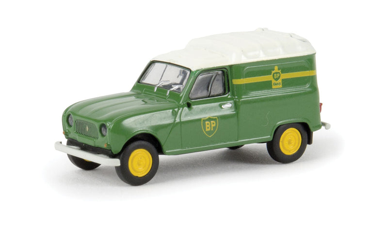 1962-1988 Renault Fourgonnette Delivery Truck - Assembled -- BP Gas (green, yellow, white, French Lettering)