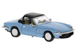 Triumph Spitfire Convertible - Assembled -- Top Up (light blue)