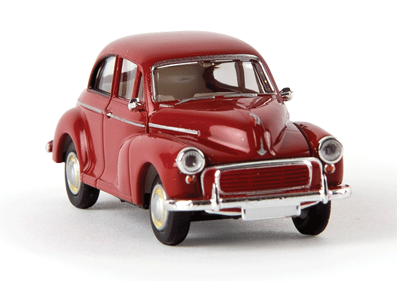 1948-1971 Morris Minor Sedan - Assembled -- Ruby Red