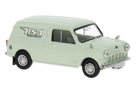 1960s Austin Mini Passenger Van - Assembled -- BSA (light green)