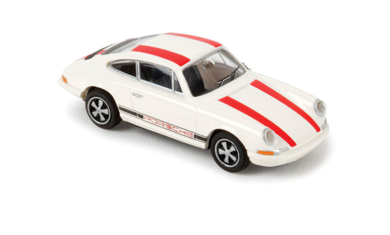 1968-1973 Porsche 911 R - Assembled -- Im Design des Neuen (white, red, German Lettering)