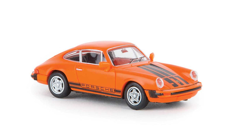 1975 Porsche 911 G-Reihe Coupe - Assembled -- Orange, Black