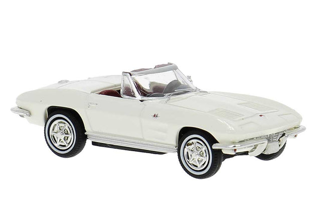 Chevrolet Corvette C2 Convertible - Assembled -- Top Down (white)