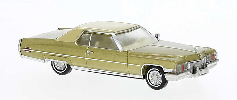 1972 Cadillac Coupe de Ville - Assembled -- Gold, Ivory