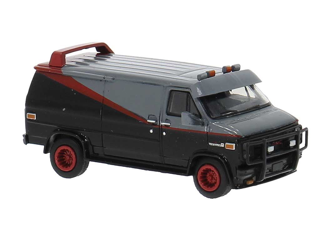GMC Verdura Cargo Van - Assembled -- Black, Gray Red