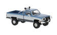 1981 GMC Sierra Grande Pickup Truck - Assembled -- Metallic Blue, White