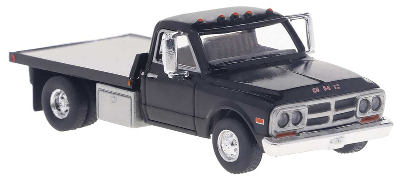 1981 GMC Sierra Grande Flatbed Truck - Assembled -- Black