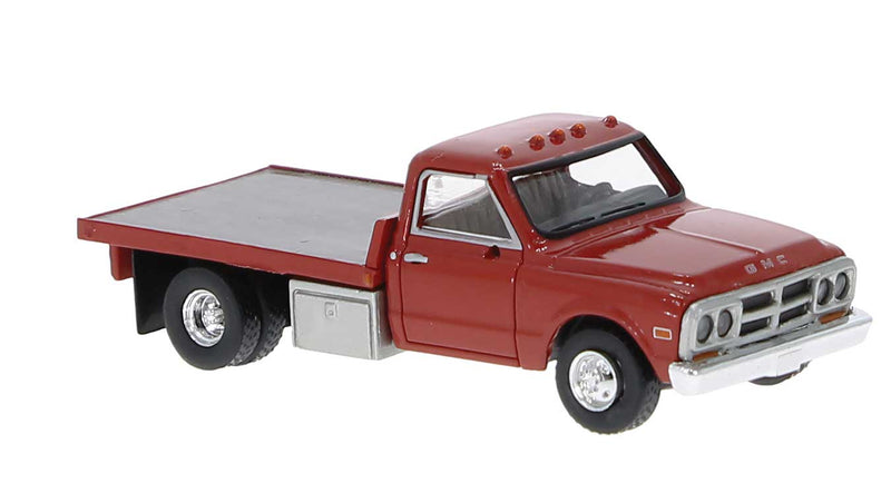 1981 GMC Sierra Grande Flatbed Truck - Assembled -- Red