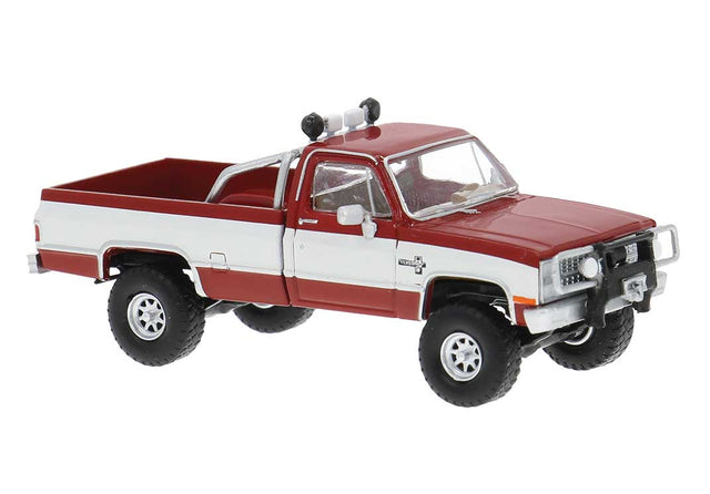 Chevrolet C10 Pickup Truck - Assembled -- Red, White