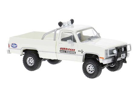 Chevrolet C10 Pickup Truck - Assembled -- Hurricane (white, red, black)