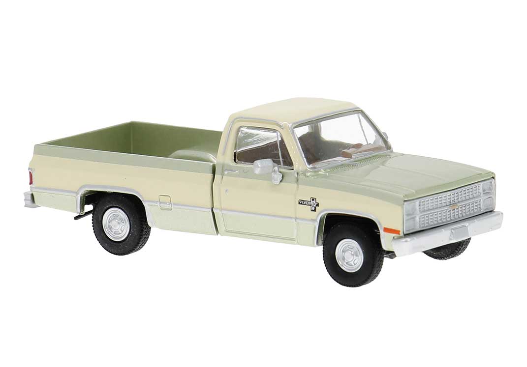Chevrolet C10 Pickup Truck - Assembled -- Light Green, Ivory