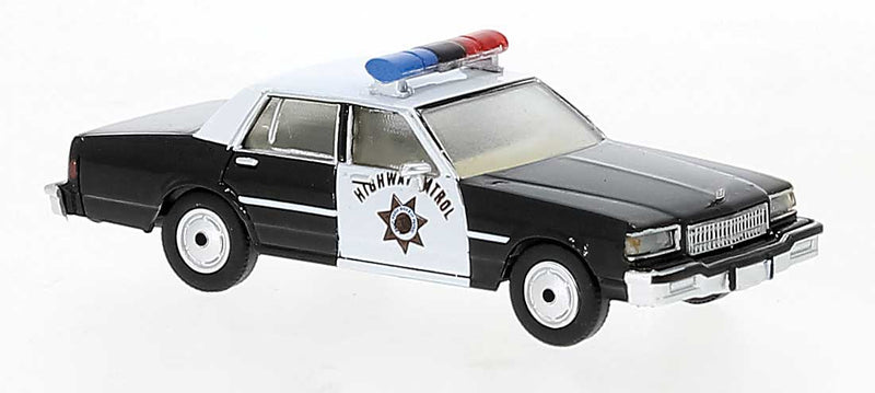 1987 Chevrolet Caprice Sedan - Assembled -- California Highway Patrol (black, white)