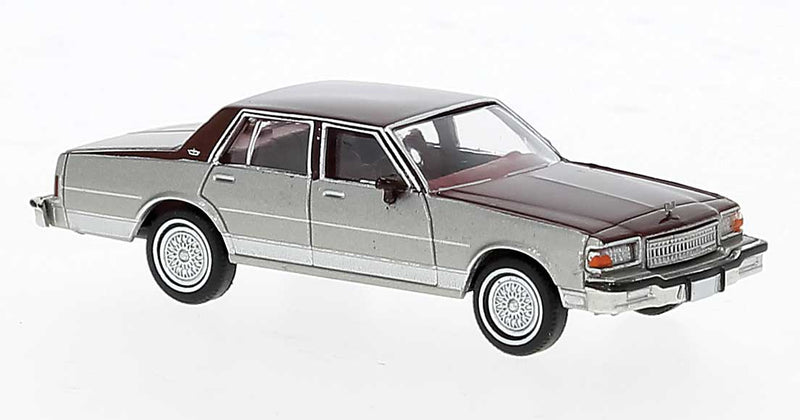 1987 Chevrolet Caprice Sedan - Assembled -- Silver, Red