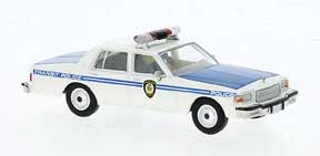 1987 Chevrolet Caprice Sedan - Assembled -- New York Police Department NYPD Transit Police (white, blue)