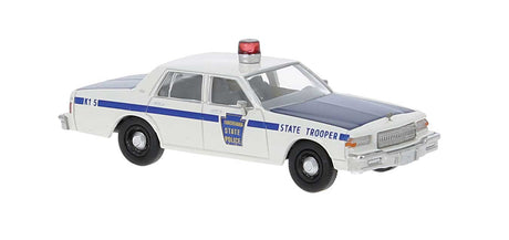 1987 Chevrolet Caprice Sedan - Assembled -- Pennsylvania State Trooper (white, balck, blue)
