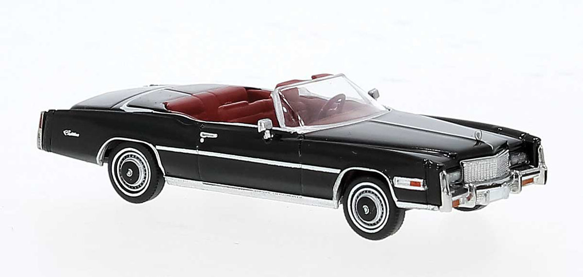 1975 Cadillac Eldorado Convertible - Assembled -- Top Down (black)