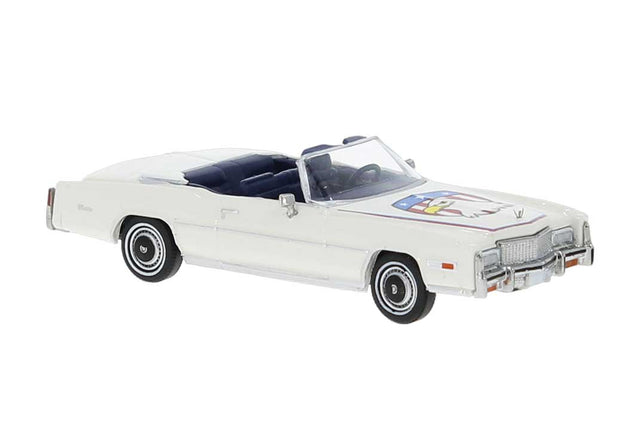 1975 Cadillac Eldorado Convertible - Assembled -- Top Down (white, Eagle Graphics)