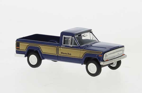 1968 Jeep Gladiator Pickup Truck - Assembled -- Honcho (blue, gold)