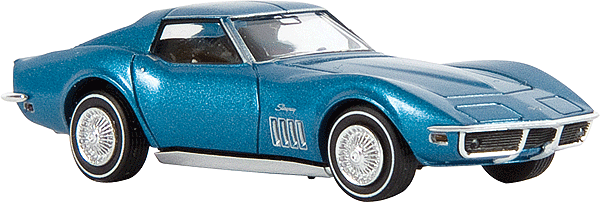 1969 Chevrolet Corvette C3 - Assembled -- Metallic Blue