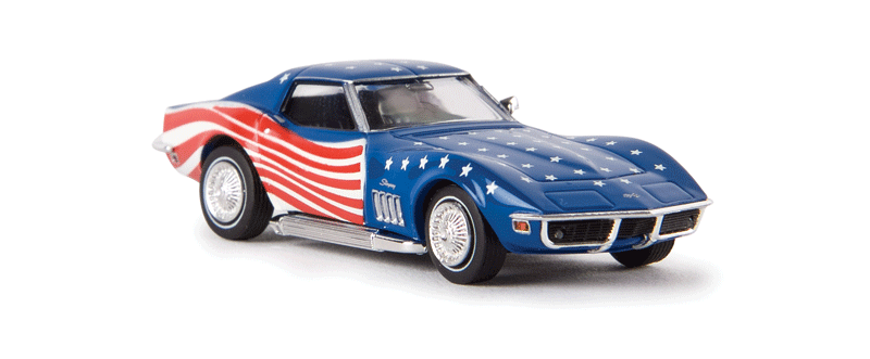 1969 Chevrolet Corvette C3 - Assembled -- Stars & Stripes