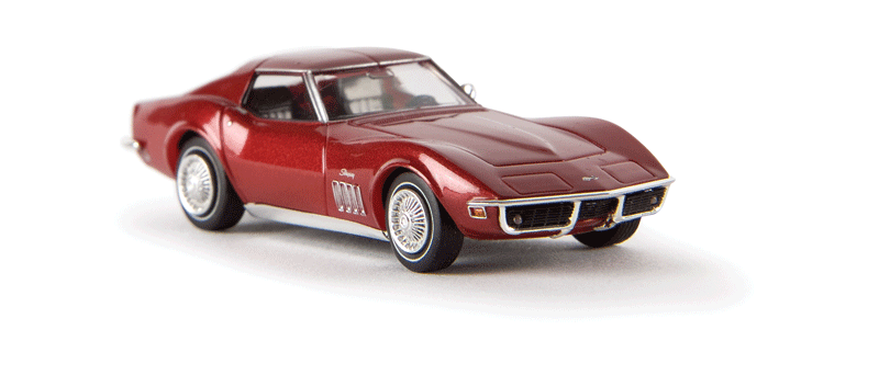 1969 Chevrolet Corvette C3 - Assembled -- Metallic Ruby Red-1