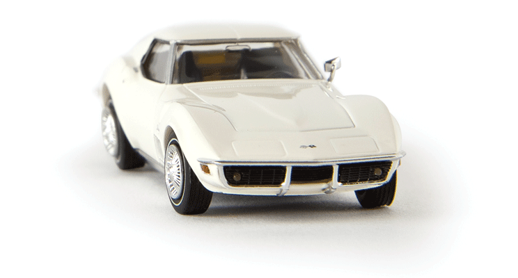 1969 Chevrolet Corvette C3 - Assembled -- White