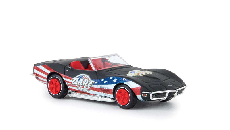 1967-1973 Chevrolet Corvette C3 Convertible - Assembled -- D.A.R.E. (red, white, blue)